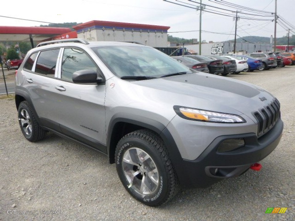 Billet Silver Metallic 2016 Jeep Cherokee Trailhawk 4x4 Exterior Photo #106919398