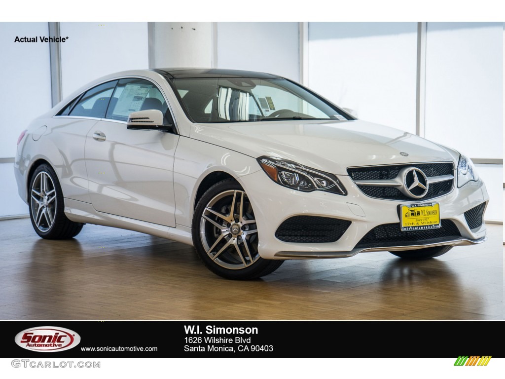 2016 E 550 Coupe - Polar White / Black photo #1