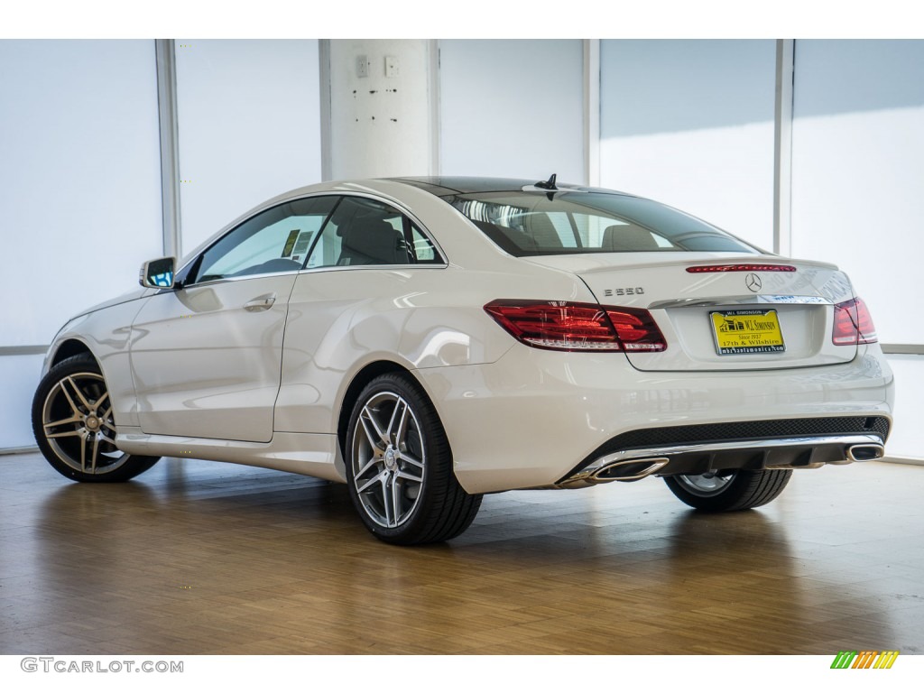 2016 E 550 Coupe - Polar White / Black photo #3