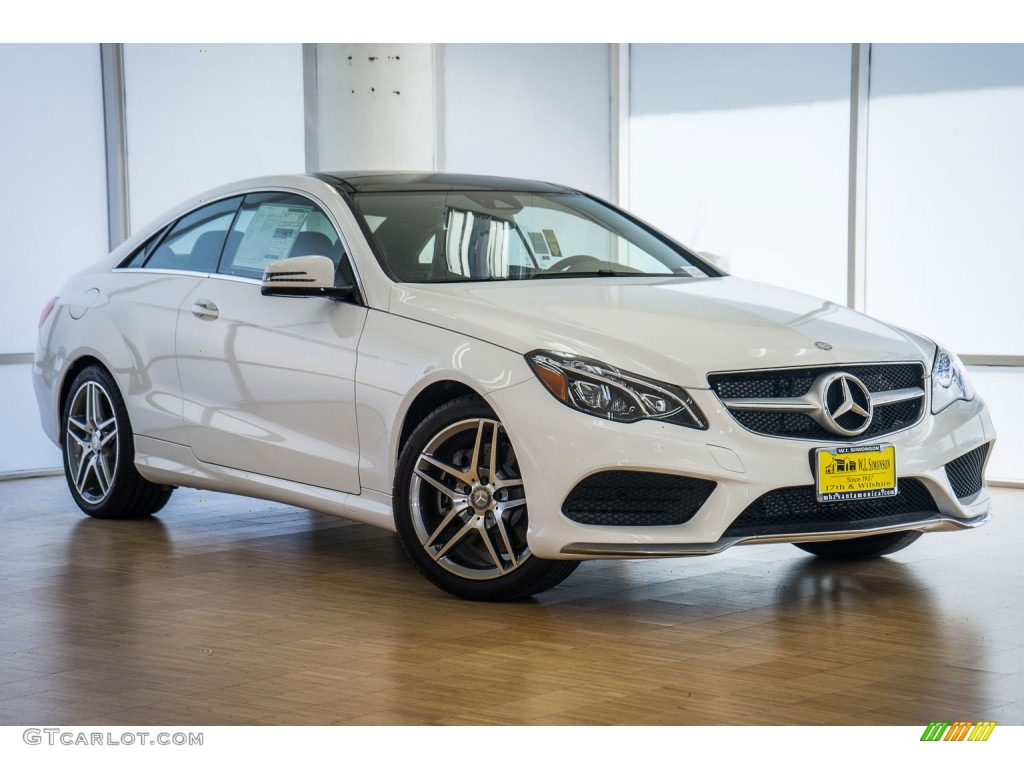 2016 E 550 Coupe - Polar White / Black photo #12