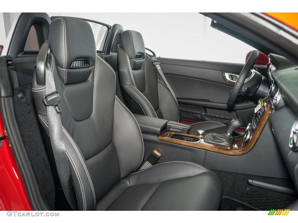 2016 SLK 350 Roadster - Mars Red / Black photo #2