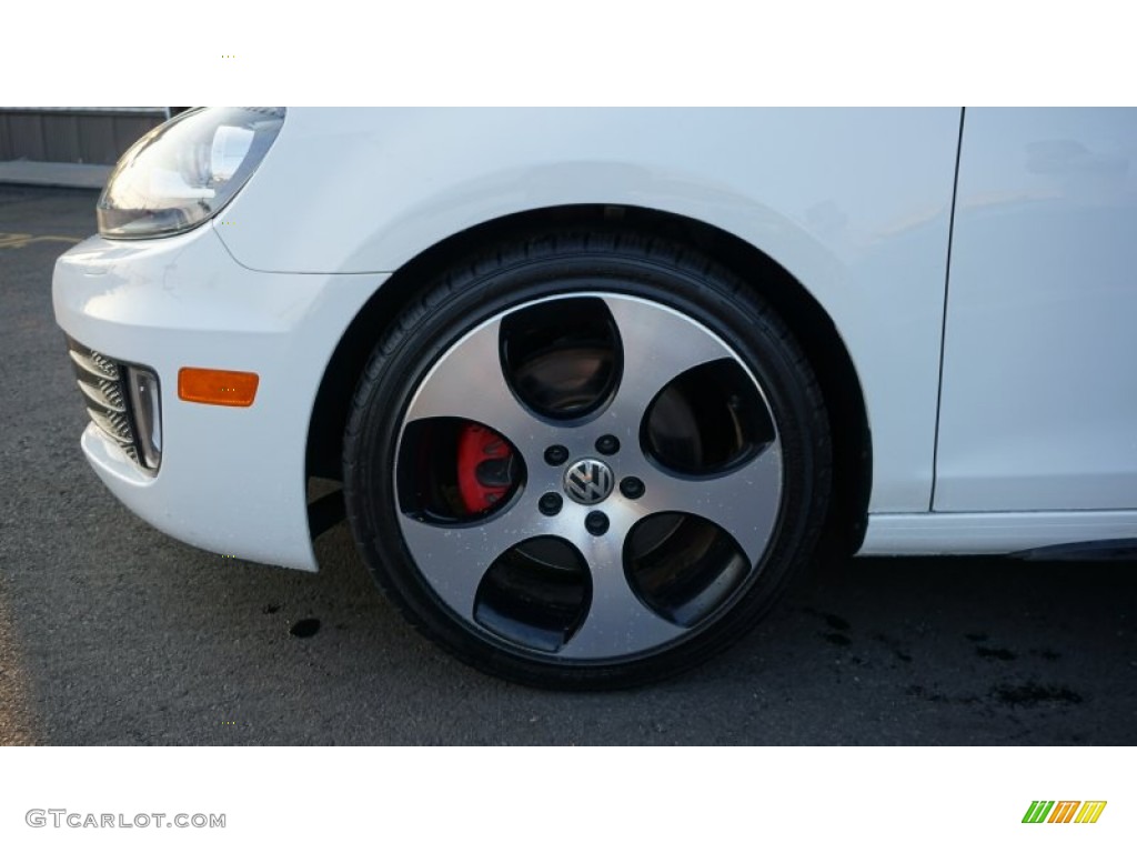 2013 GTI 2 Door - Candy White / Interlagos Plaid Cloth photo #10