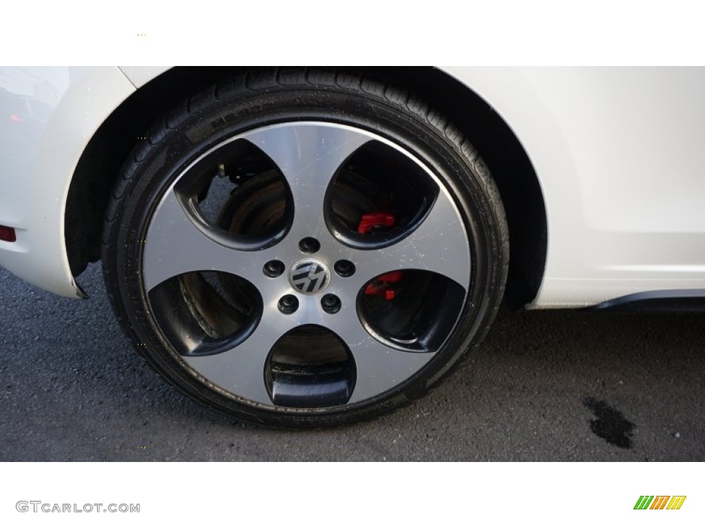 2013 GTI 2 Door - Candy White / Interlagos Plaid Cloth photo #14