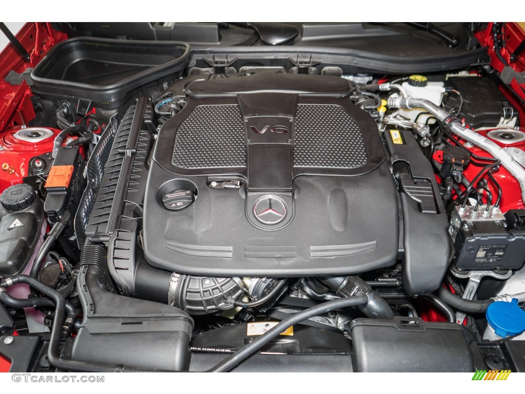 2016 SLK 350 Roadster - Mars Red / Black photo #9