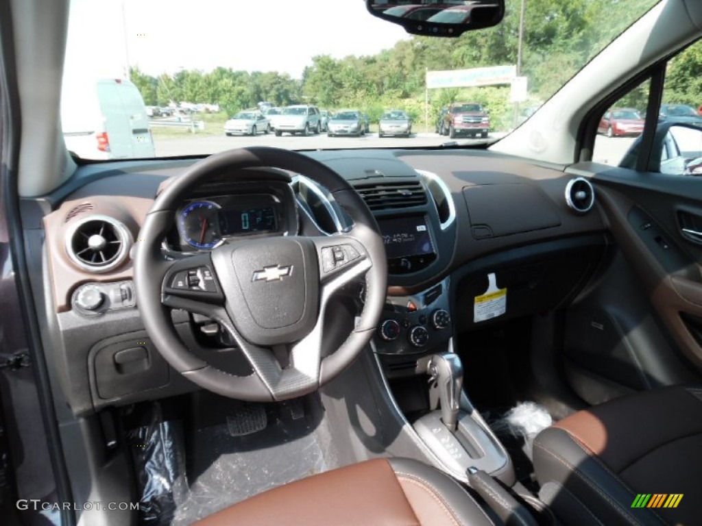 Jet Black/Brownstone Interior 2016 Chevrolet Trax LTZ AWD Photo #106923456