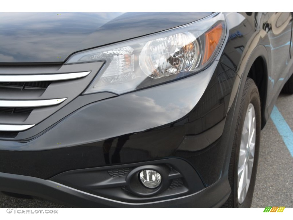 2014 CR-V EX-L AWD - Crystal Black Pearl / Black photo #30