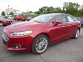 2013 Ruby Red Metallic Ford Fusion SE 2.0 EcoBoost  photo #5