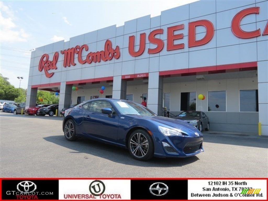 2013 FR-S Sport Coupe - Ultramarine Blue / Black/Red Accents photo #1