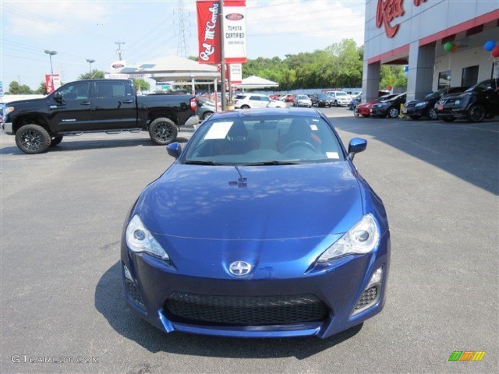 2013 FR-S Sport Coupe - Ultramarine Blue / Black/Red Accents photo #3