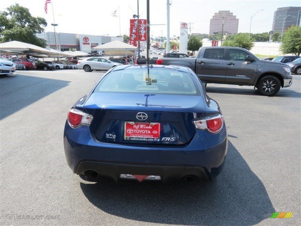2013 FR-S Sport Coupe - Ultramarine Blue / Black/Red Accents photo #7
