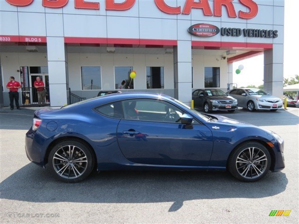 2013 FR-S Sport Coupe - Ultramarine Blue / Black/Red Accents photo #9