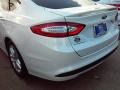 2016 White Platinum Tri-Coat Metallic Ford Fusion SE  photo #8