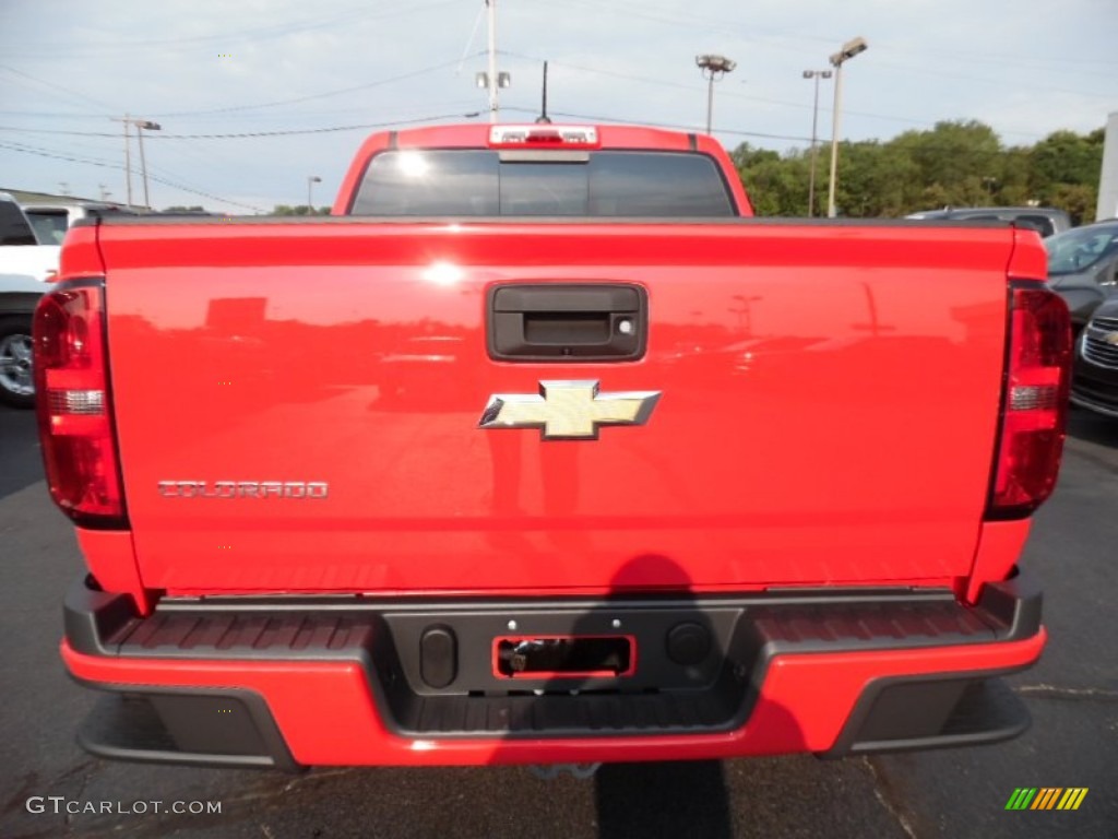 2016 Colorado Z71 Crew Cab 4x4 - Red Hot / Jet Black photo #7