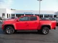 2016 Red Hot Chevrolet Colorado Z71 Crew Cab 4x4  photo #9