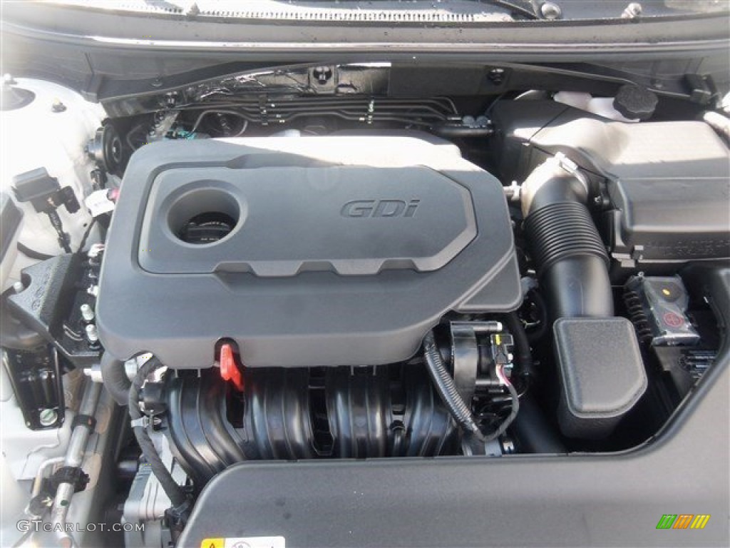 2016 Hyundai Sonata SE 2.4 Liter GDI DOHC 16-Valve D-CVVT 4 Cylinder Engine Photo #106927089