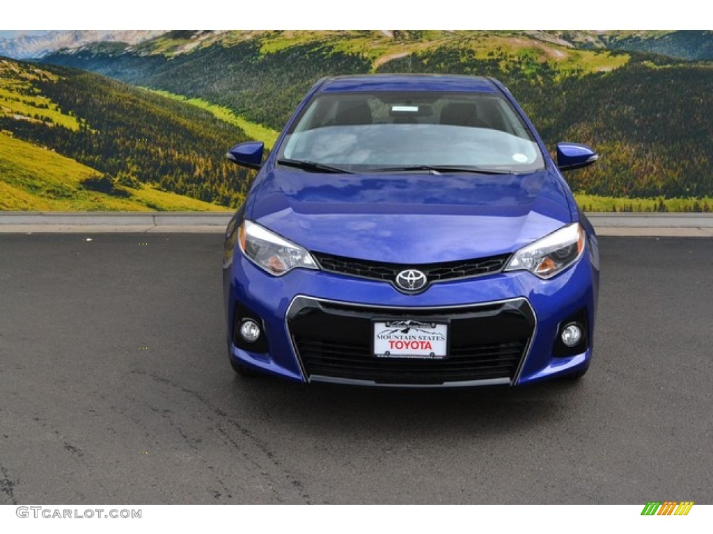 2016 Corolla S Plus - Blue Crush Metallic / Steel Blue photo #2