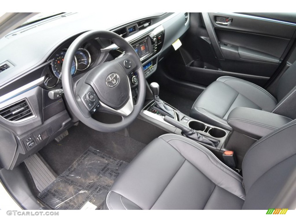 Black Interior 2016 Toyota Corolla LE Eco Premium Photo #106928091