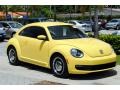 Saturn Yellow 2012 Volkswagen Beetle 2.5L