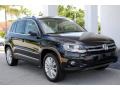 Deep Black Metallic 2013 Volkswagen Tiguan SE