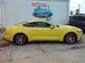 2015 Triple Yellow Tricoat Ford Mustang EcoBoost Premium Coupe  photo #4