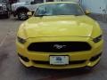 2015 Triple Yellow Tricoat Ford Mustang EcoBoost Premium Coupe  photo #9
