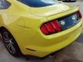 2015 Triple Yellow Tricoat Ford Mustang EcoBoost Premium Coupe  photo #13