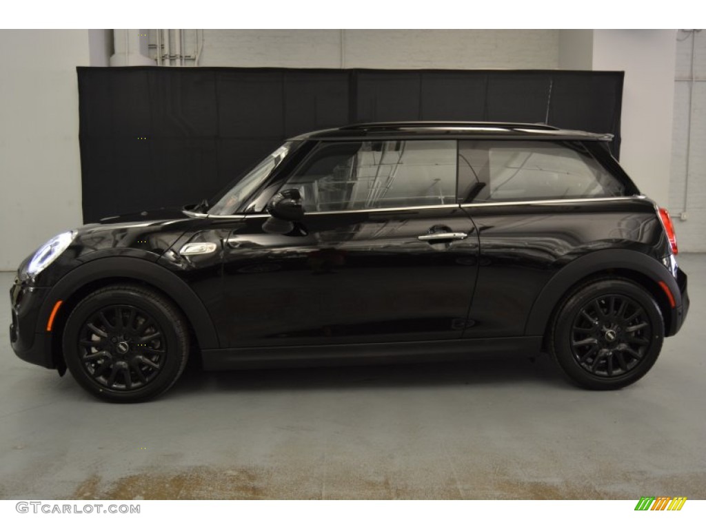 Midnight Black Metallic 2016 Mini Hardtop Cooper S 2 Door Exterior Photo #106935354