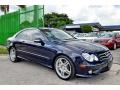 2009 Capri Blue Metallic Mercedes-Benz CLK 550 Coupe  photo #5