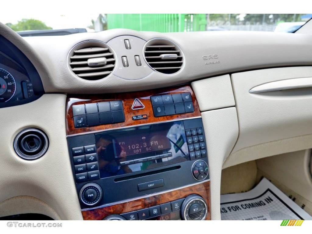 2009 CLK 550 Coupe - Capri Blue Metallic / Black/Cappuccino photo #37