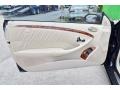 2009 Mercedes-Benz CLK Black/Cappuccino Interior Door Panel Photo