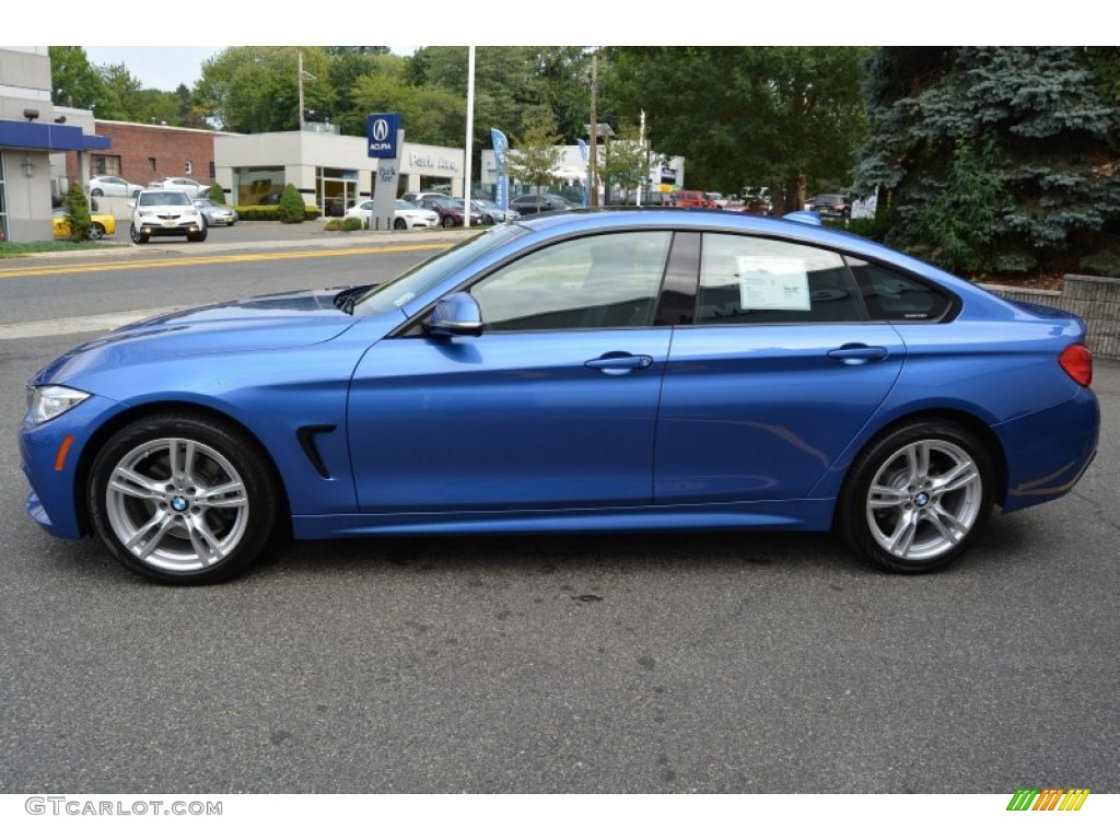 Estoril Blue Metallic 2015 BMW 4 Series 428i xDrive Gran Coupe Exterior Photo #106940673