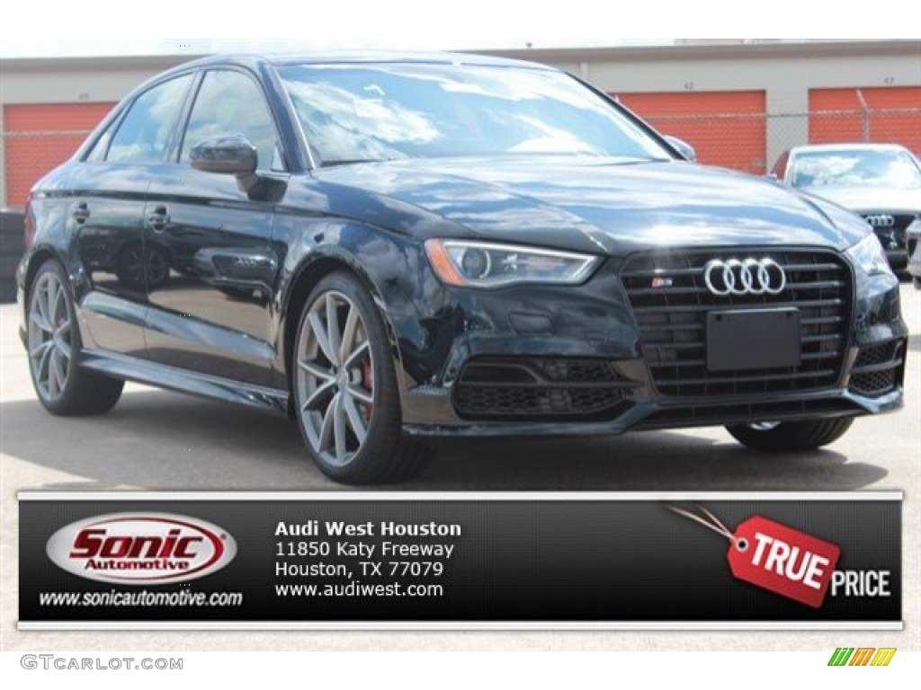 2016 S3 2.0T Premium Plus quattro - Mythos Black Metallic / Black photo #1