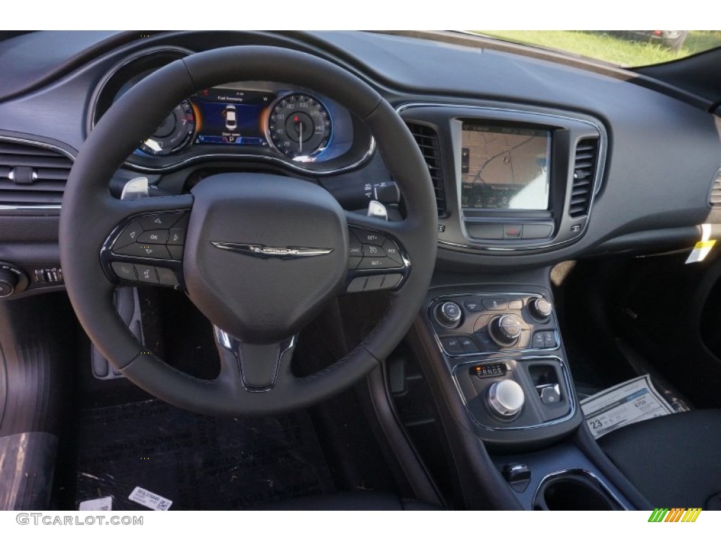 2016 Chrysler 200 S Black Dashboard Photo #106942515