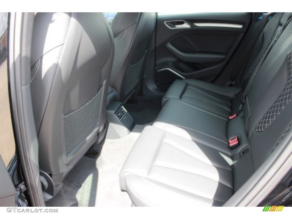 Black Interior 2016 Audi S3 2.0T Premium Plus quattro Photo #106942899