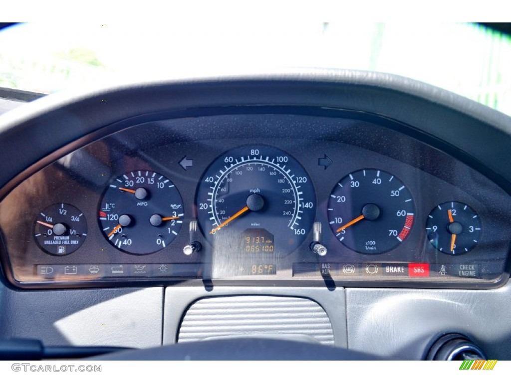 1998 Mercedes-Benz S 420 Sedan Gauges Photos