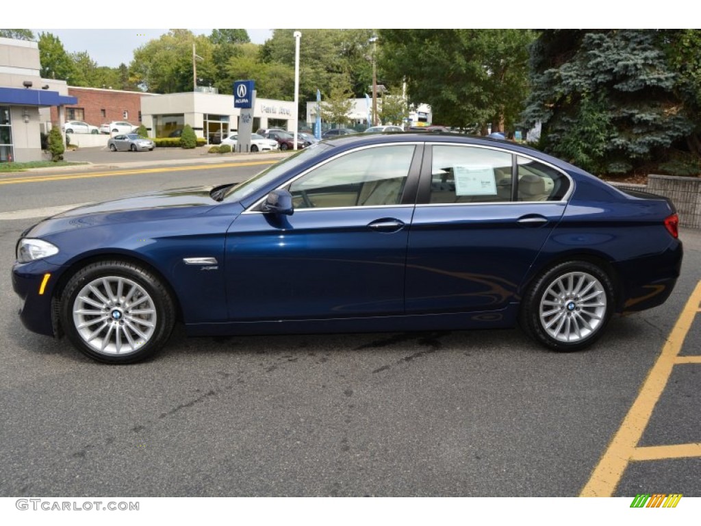 Deep Sea Blue Metallic 2012 BMW 5 Series 535i xDrive Sedan Exterior Photo #106945765