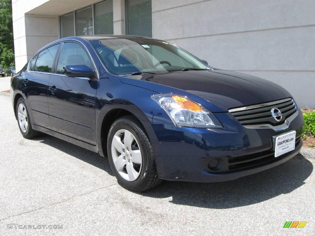 2007 Altima 2.5 S - Majestic Blue Metallic / Charcoal photo #1