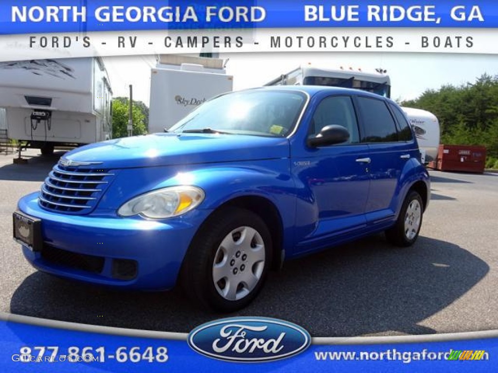 2006 PT Cruiser Touring - Electric Blue Pearl / Pastel Slate Gray photo #1