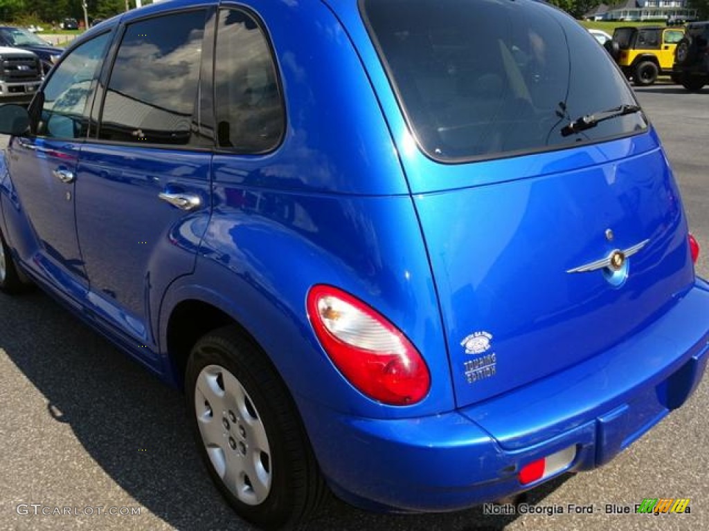 2006 PT Cruiser Touring - Electric Blue Pearl / Pastel Slate Gray photo #32
