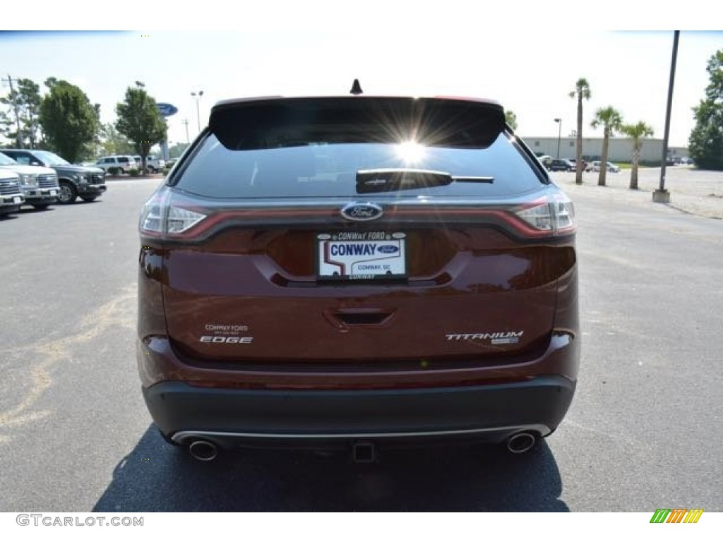 2015 Edge Titanium AWD - Bronze Fire Metallic / Ceramic photo #6