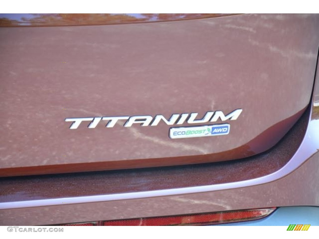 2015 Edge Titanium AWD - Bronze Fire Metallic / Ceramic photo #7