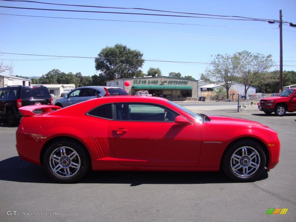 2012 Camaro LS Coupe - Victory Red / Black photo #8