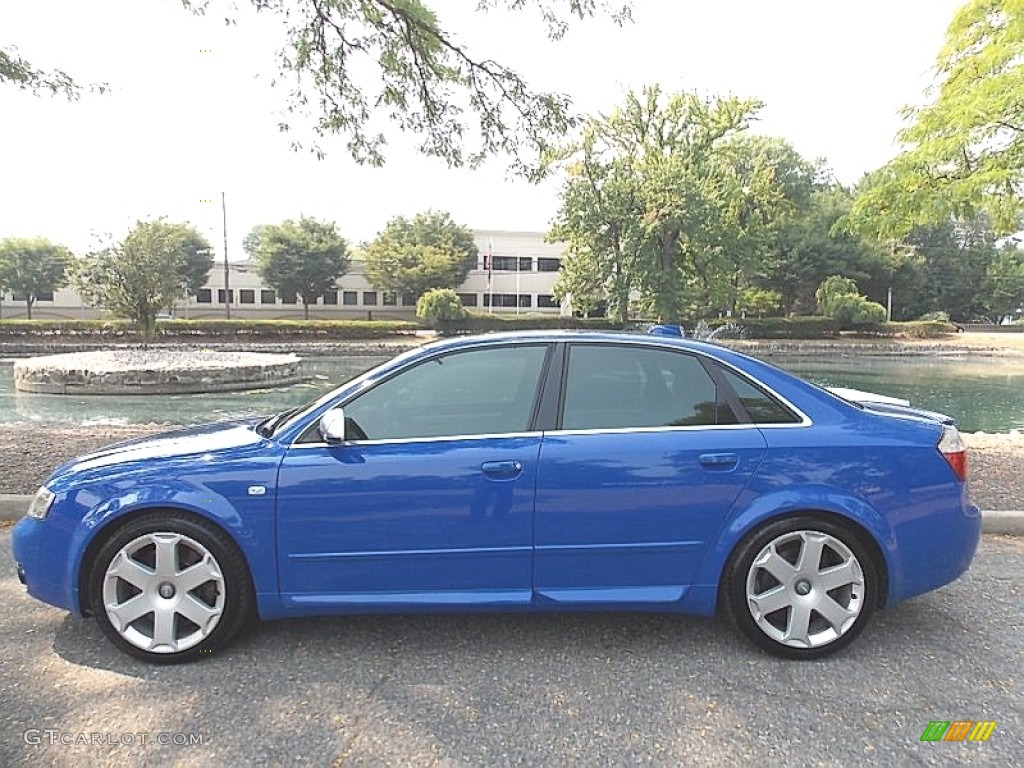 Nogaro Blue 2004 Audi S4 4.2 quattro Sedan Exterior Photo #106951329