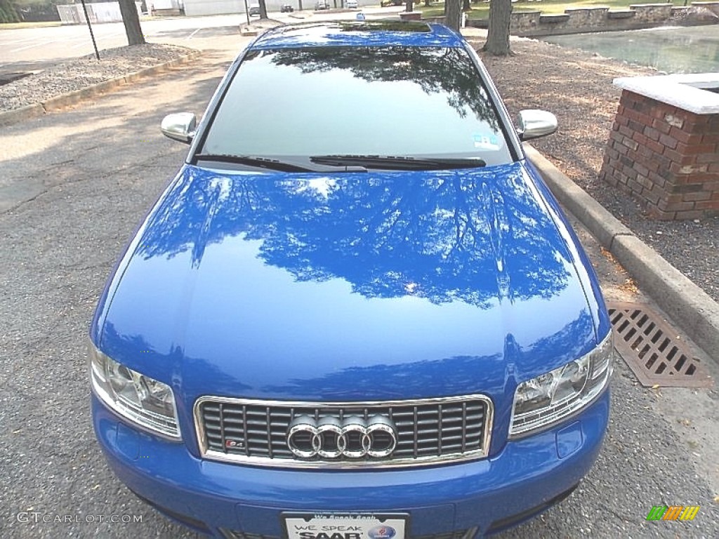 2004 S4 4.2 quattro Sedan - Nogaro Blue / Black/Blue photo #10
