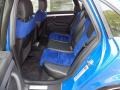 2004 Audi S4 Black/Blue Interior Rear Seat Photo