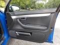2004 Audi S4 Black/Blue Interior Door Panel Photo