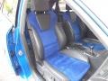 2004 Audi S4 Black/Blue Interior Front Seat Photo