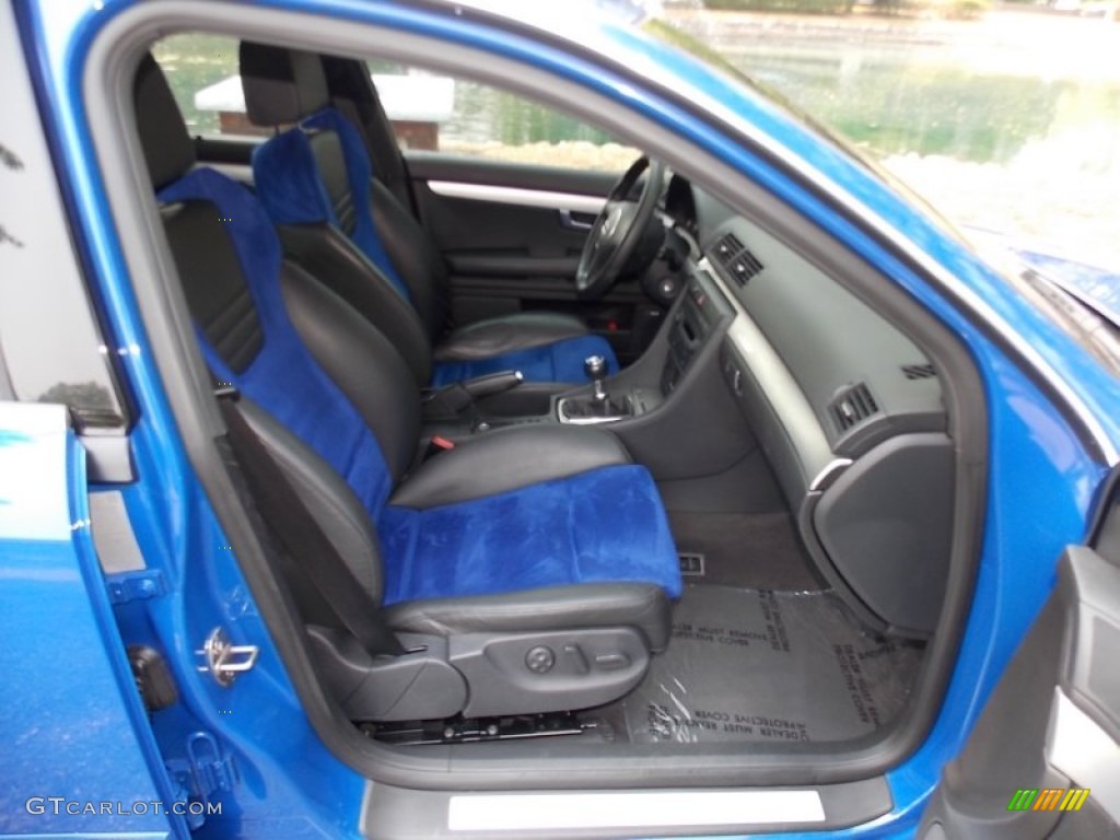 2004 S4 4.2 quattro Sedan - Nogaro Blue / Black/Blue photo #21