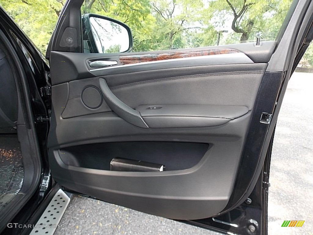 2008 BMW X5 4.8i Black Door Panel Photo #106952064