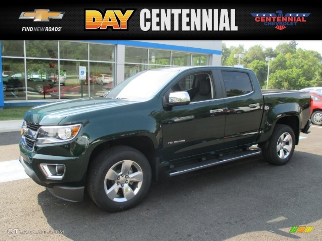 Rainforest Green Metallic Chevrolet Colorado